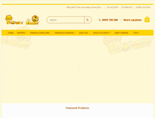 Tablet Screenshot of honeybaby.com.au